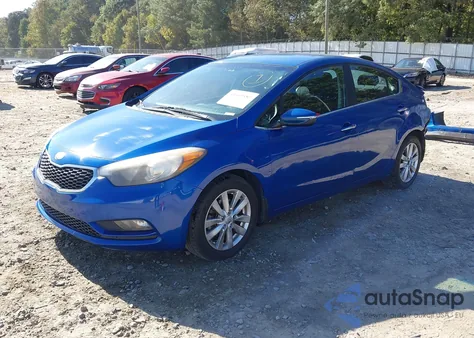 2014 Kia Forte Ex z USA, uszkodzony, nr VIN KNAFX4A87E5106390